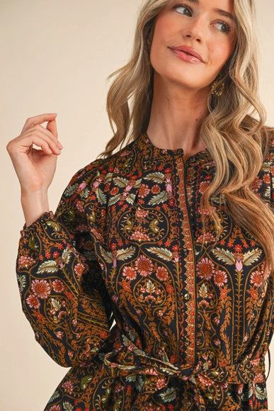 Monica Belted Mini Dress