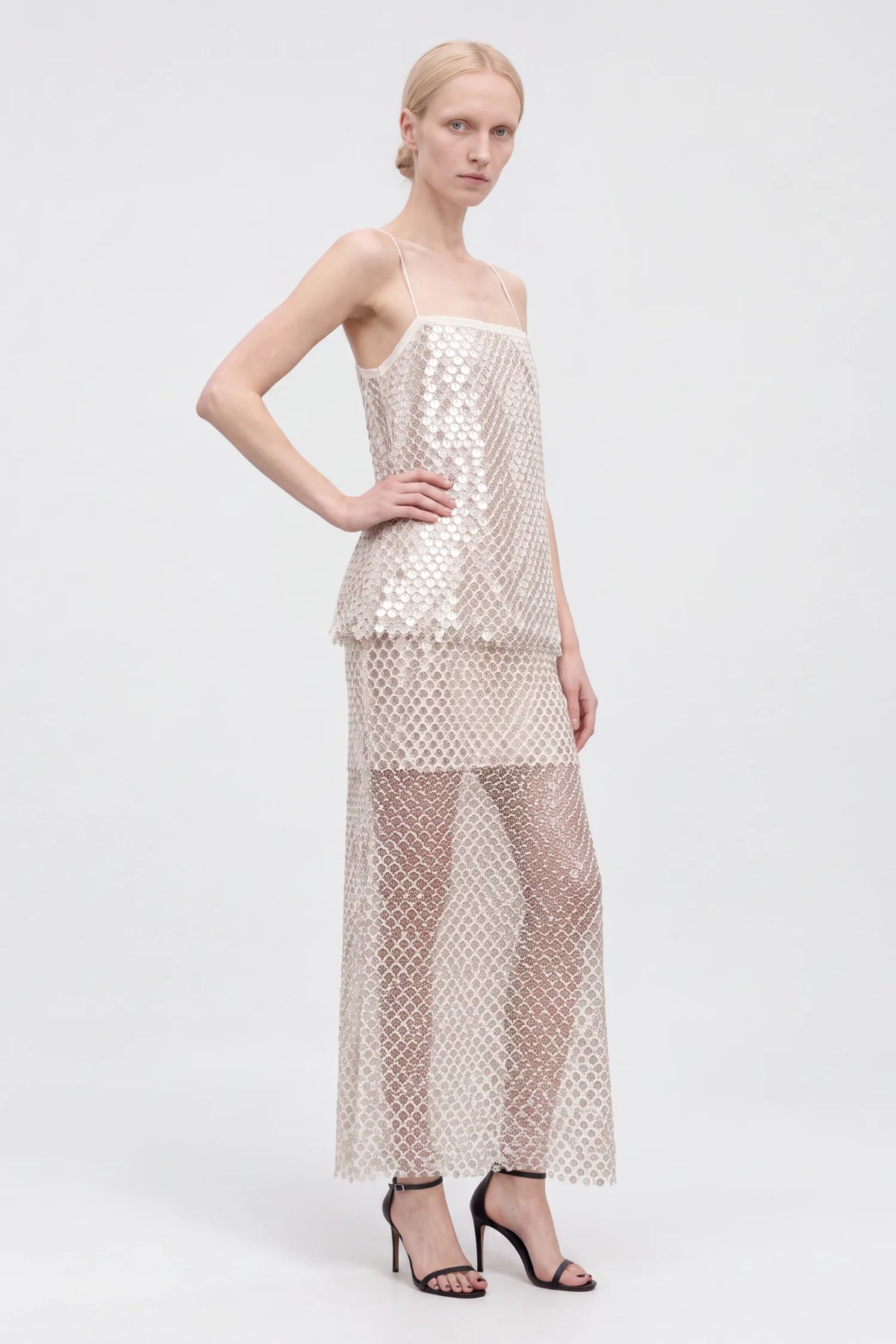 Ivy Pearlized Sequin Skirt