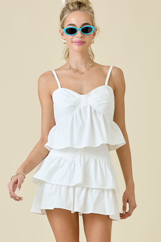 Nury Ribbon Cropped Tank