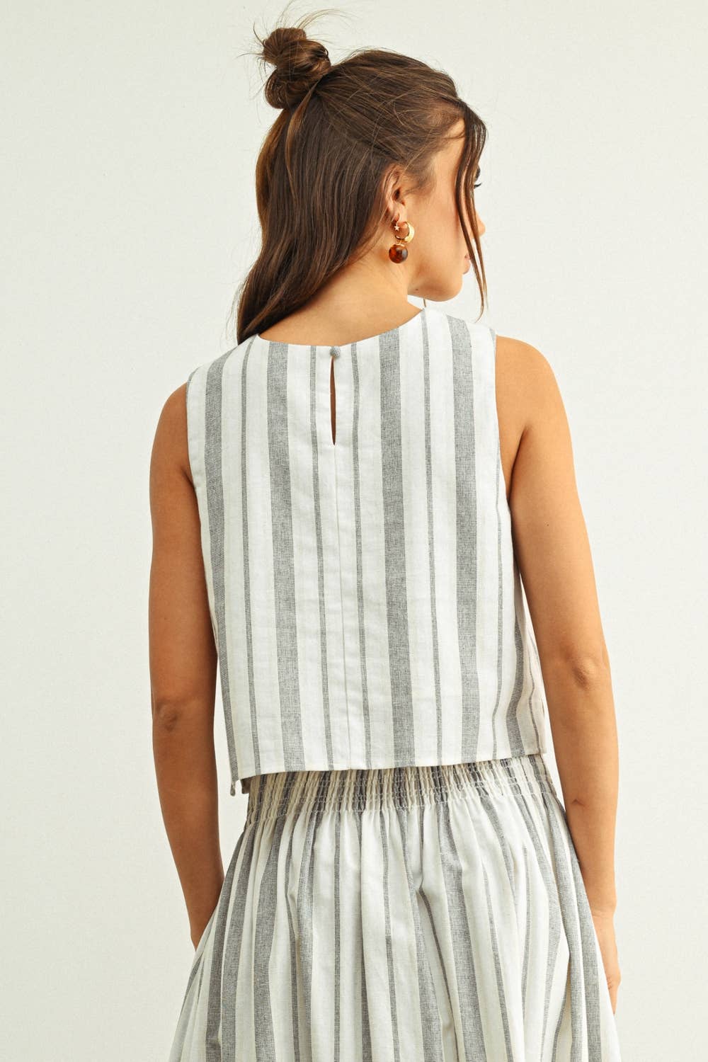 Ellie Striped Crop Top