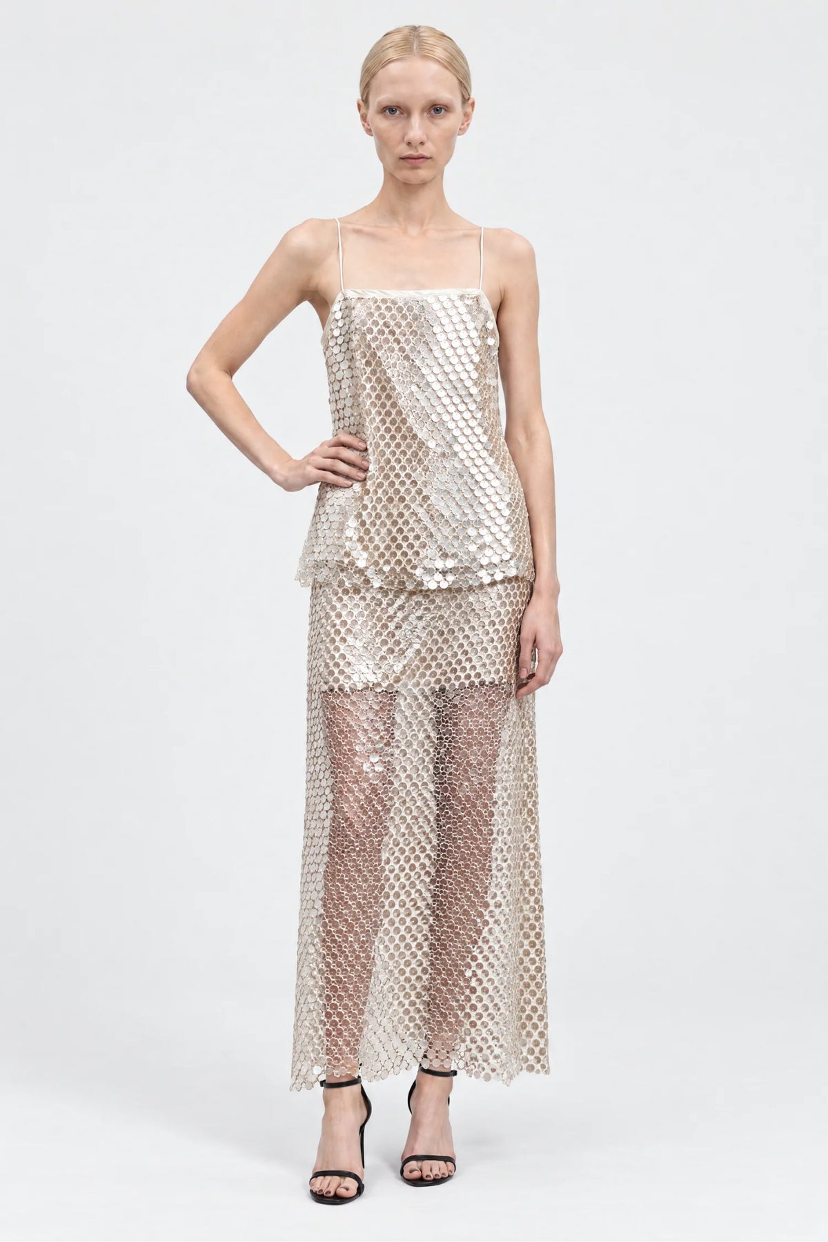 Ivy Pearlized Sequin Skirt