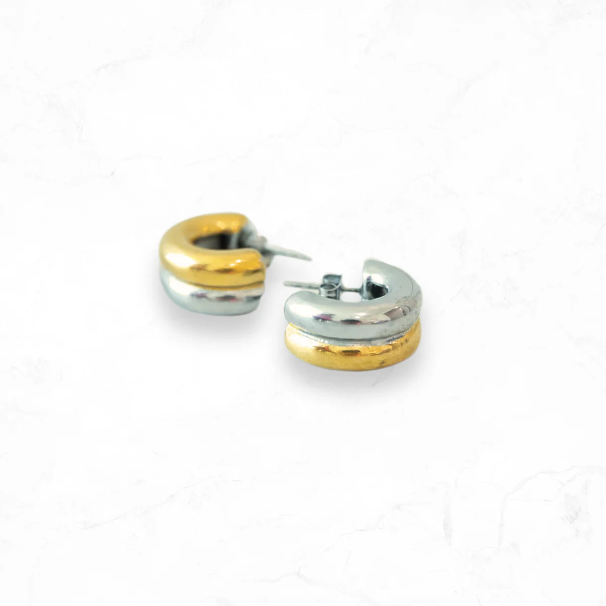 Golden Thread CZ Huggies