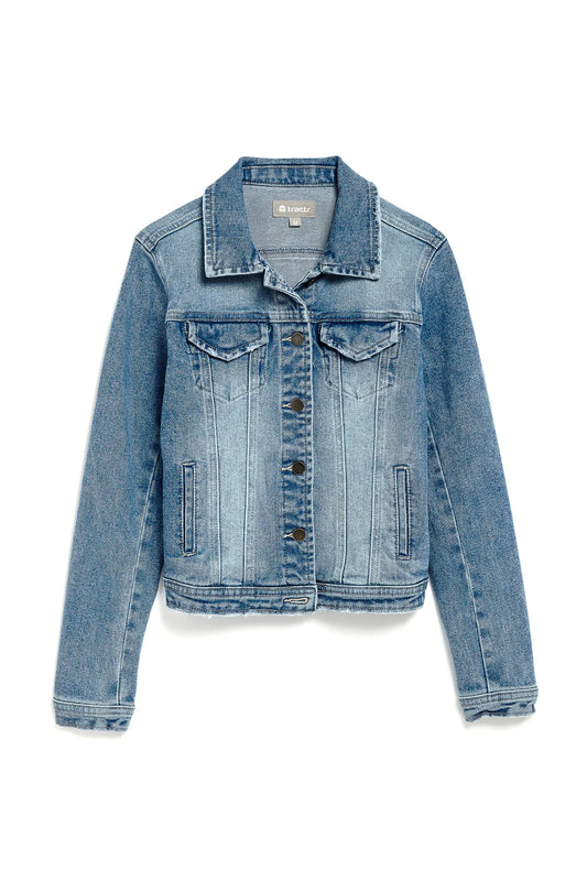 Girls Basic Denim Jacket