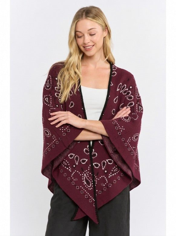 Bandana Kimono Cardigan