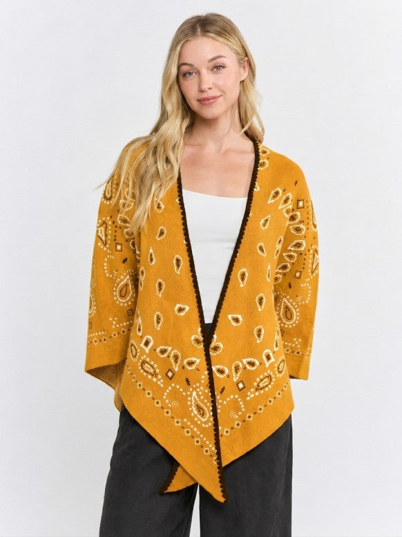 Bandana Kimono Cardigan