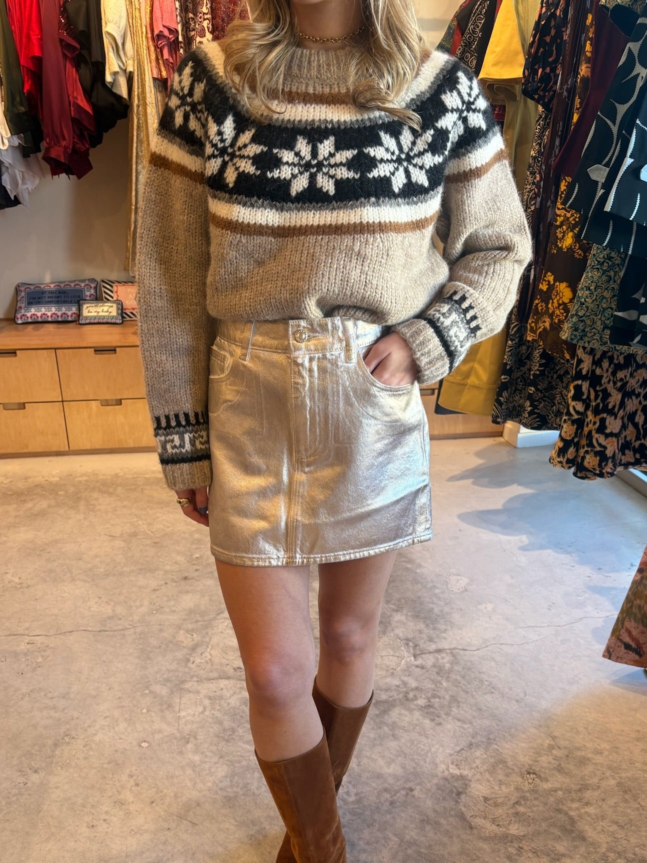 90s Relaxed Mini Skirt