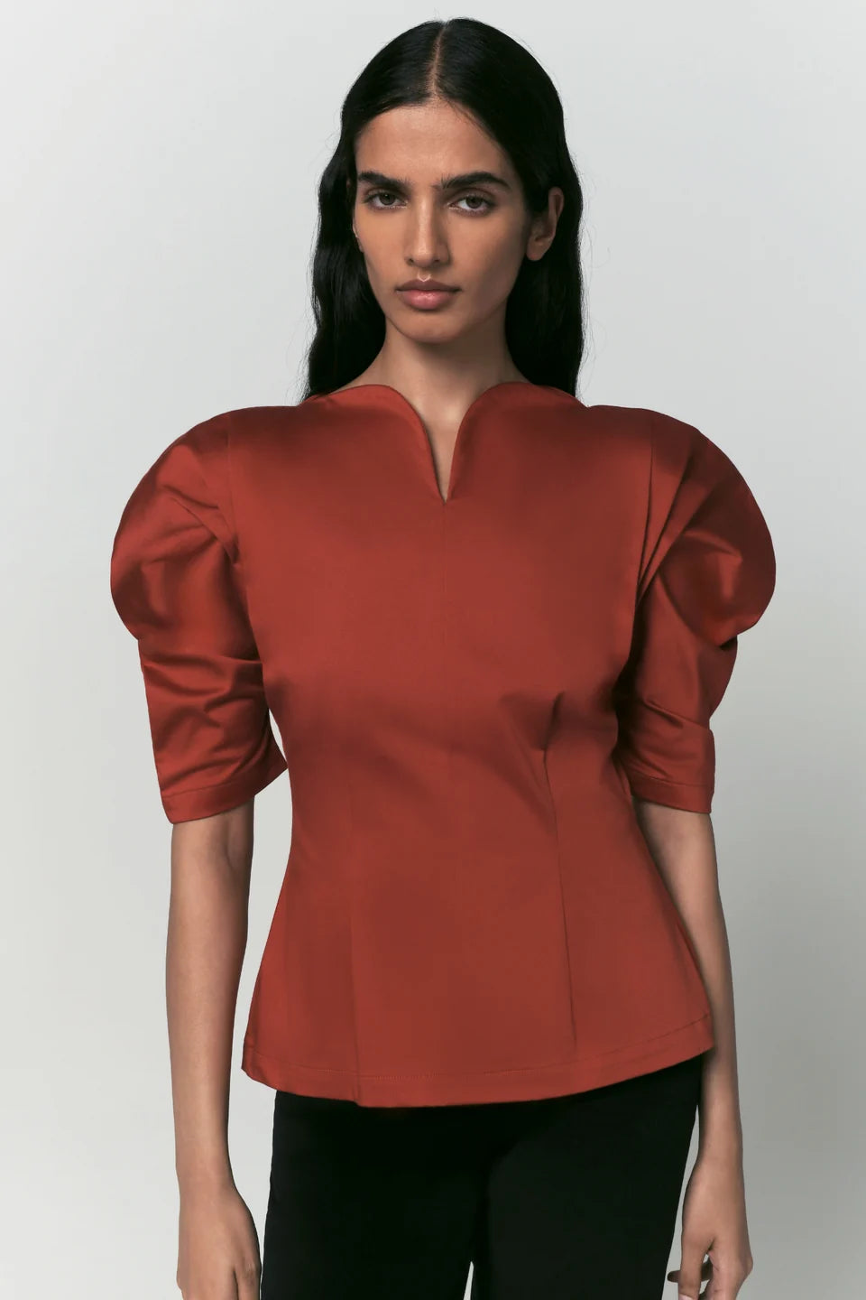 Janet Cotton Sculptural Top