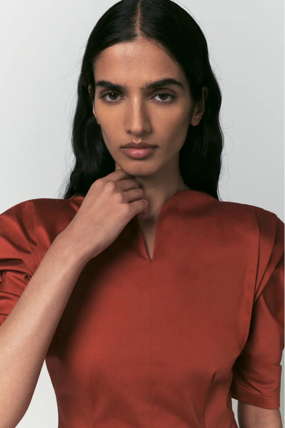 Janet Cotton Sculptural Top