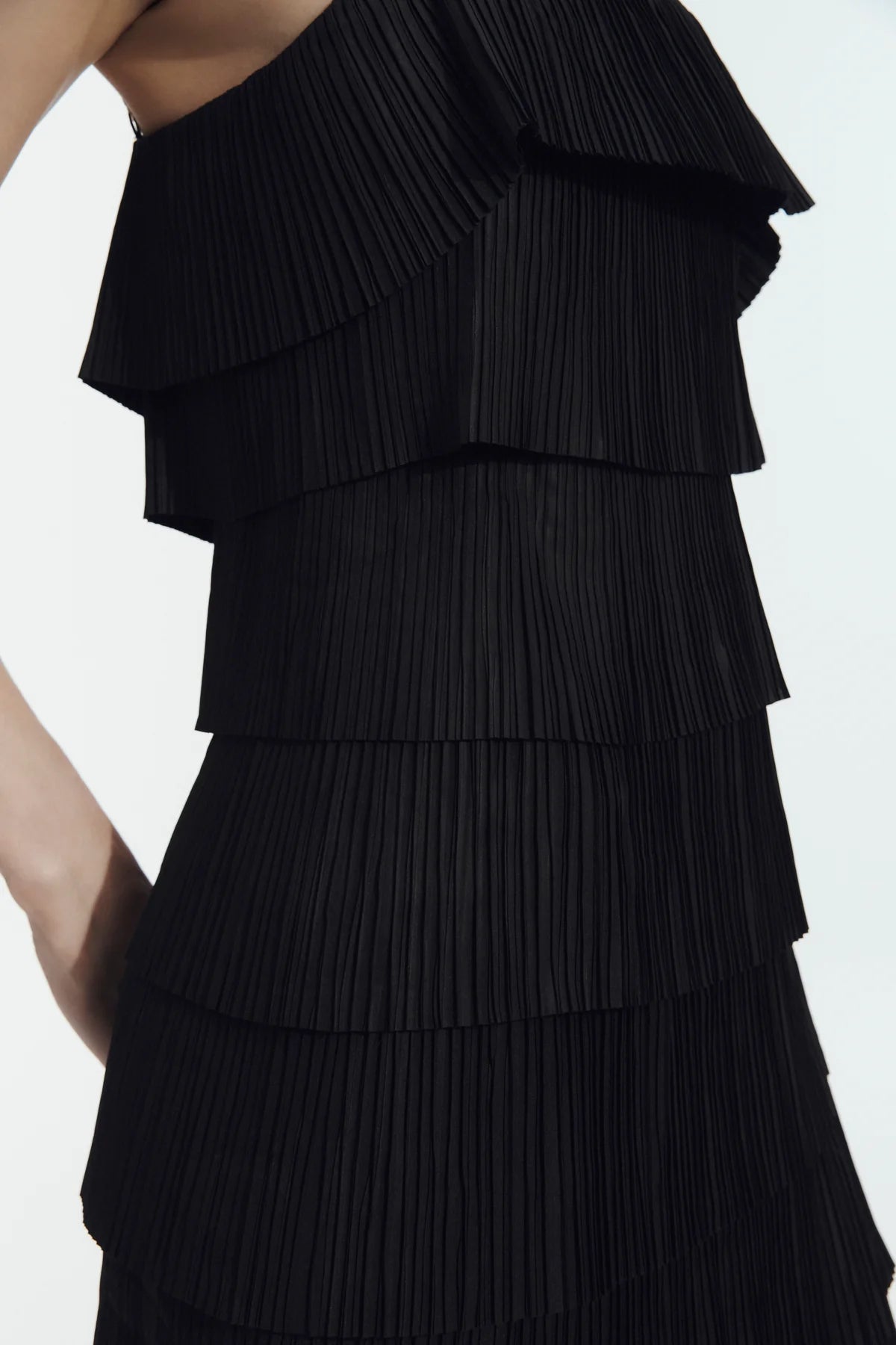 Shade Pleated Midi Dress