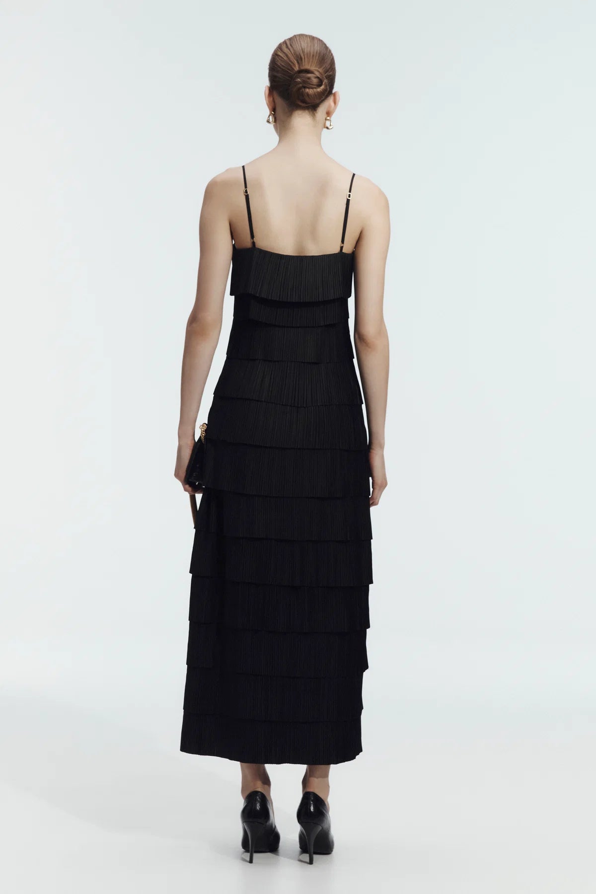 Shade Pleated Midi Dress