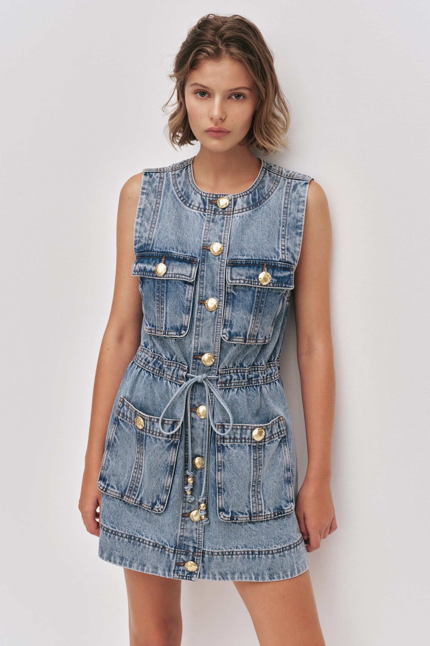 Goldie Denim Mini Dress