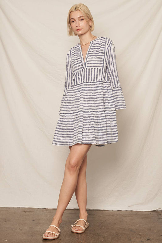 Daisy 3/4 Sleeve Mini Dress
