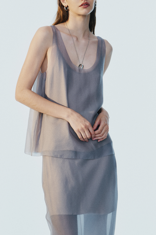 Merritt Cupro Organza Top