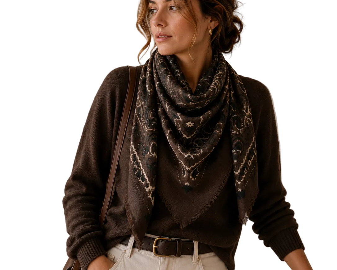 Large Woolen Square Bandana