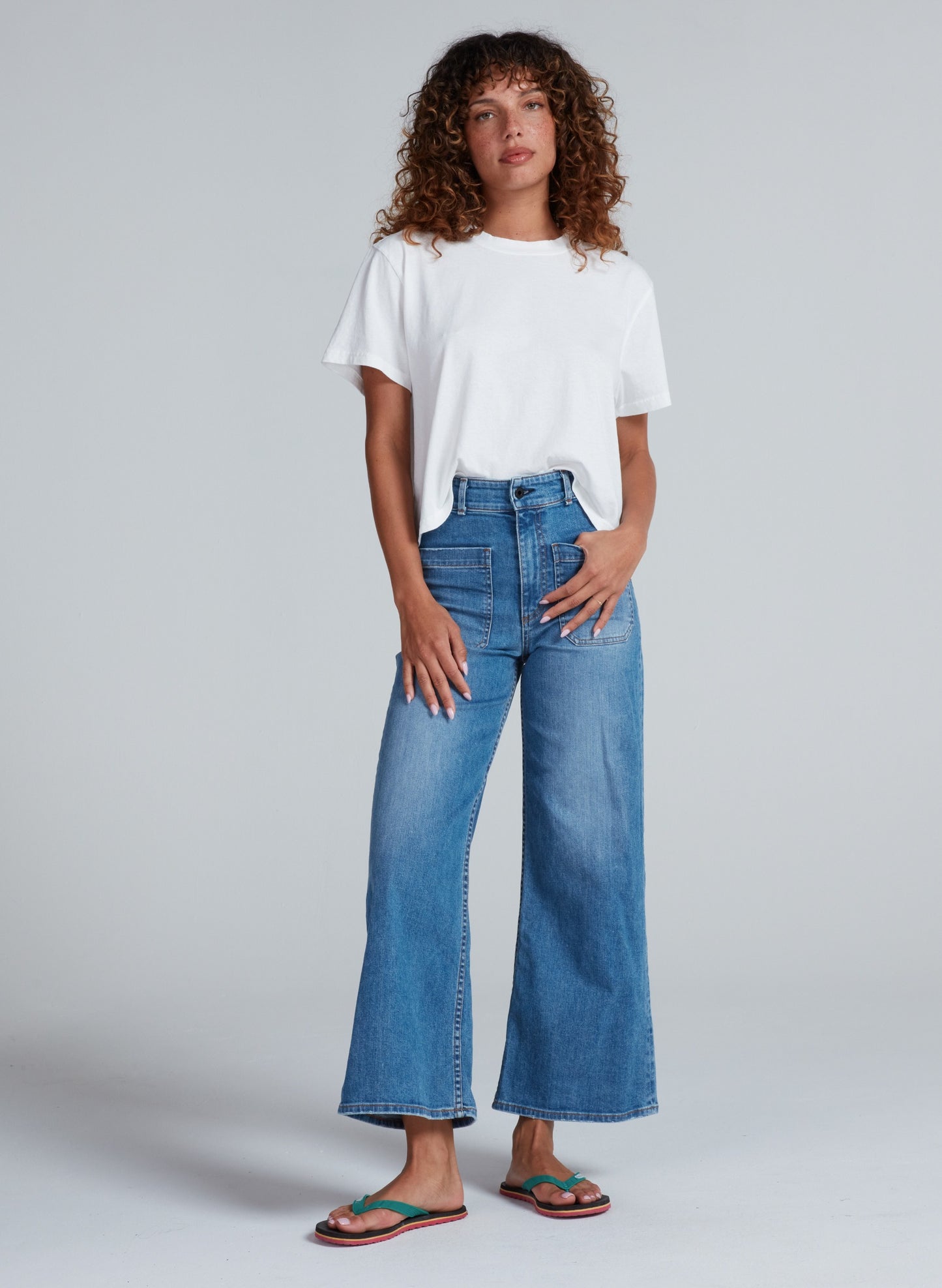Cropped Sailor Jeans