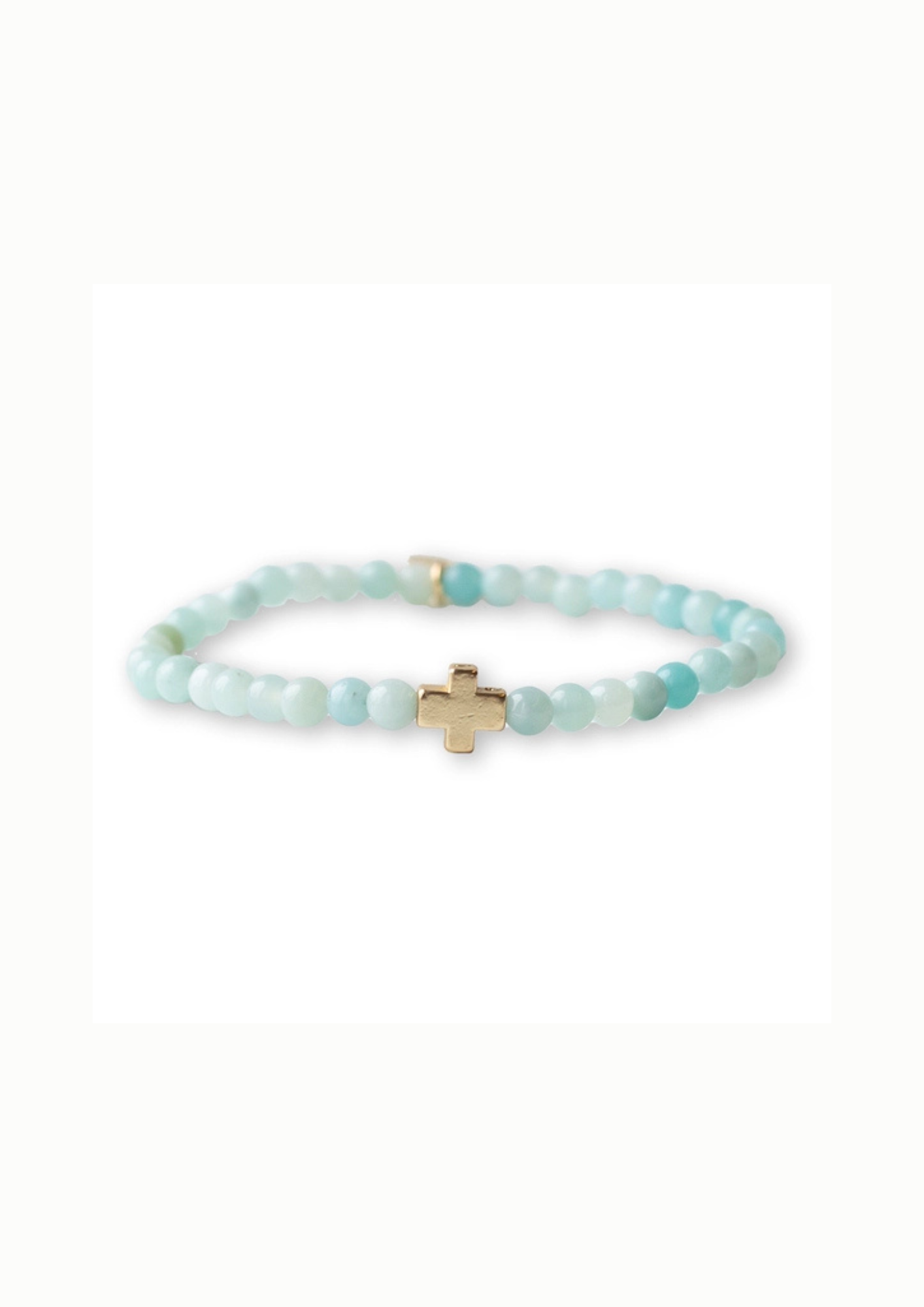 Faith Over Fear Cross Bracelet