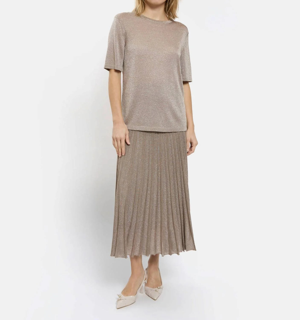 Gala Short Sleeve Roundneck Top