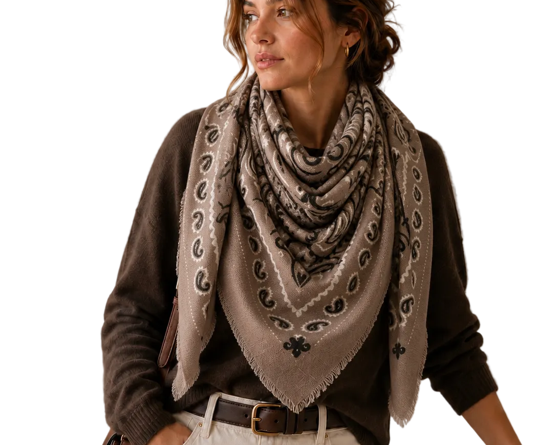 Large Woolen Square Bandana