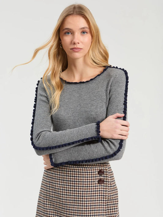 Ruffle Sweater