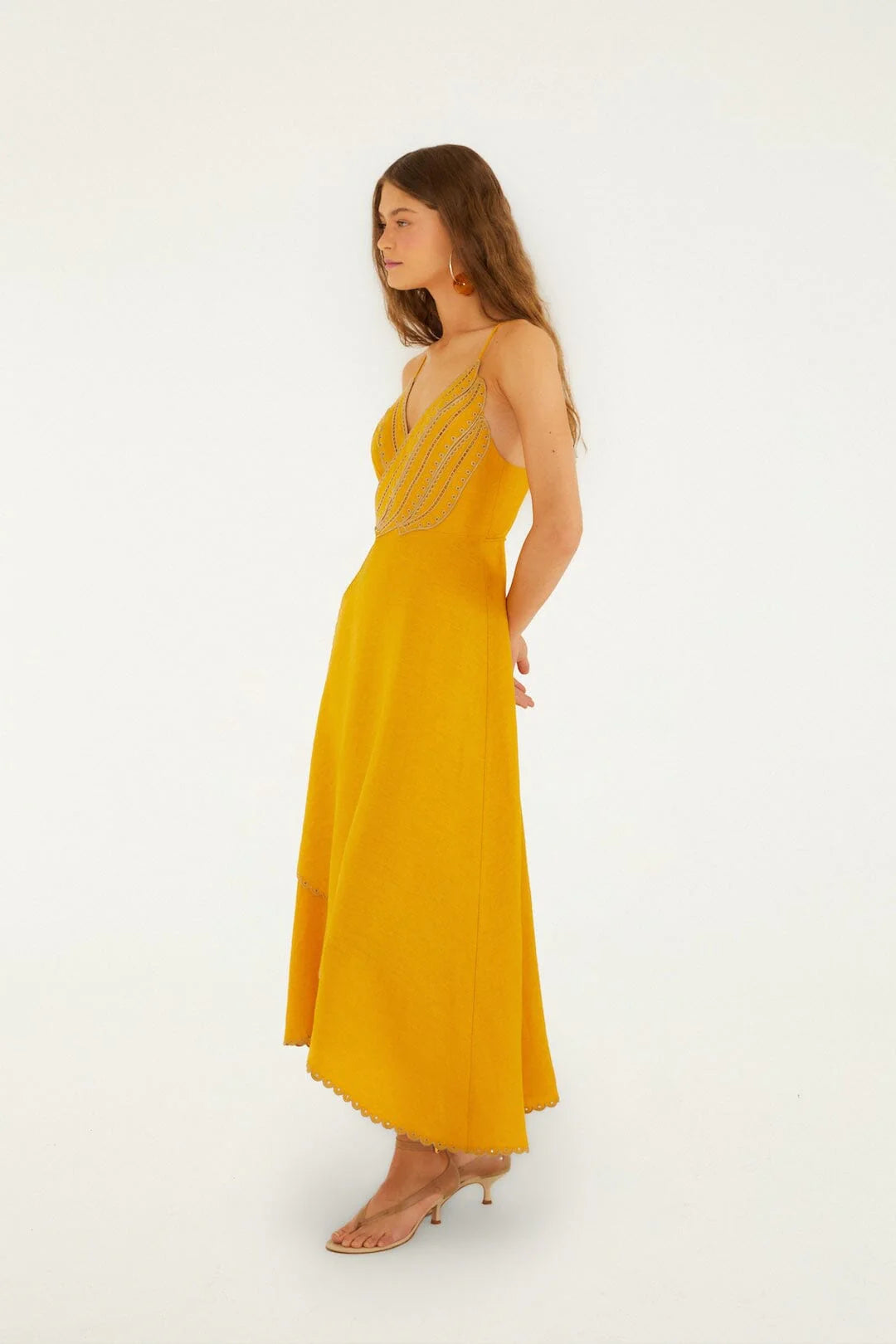 Bananas Maxi Wrap Dress