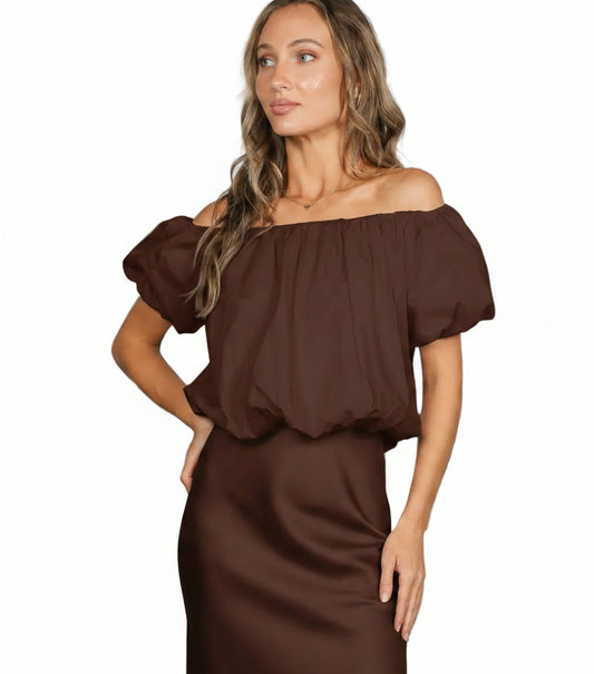 Amelia Bubble Sleeve Top