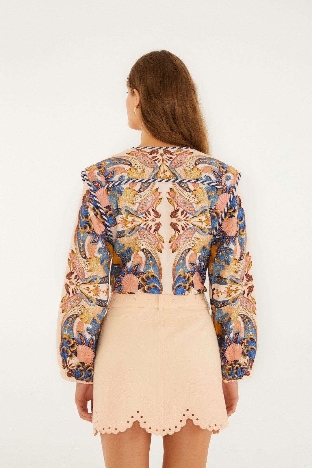 Richelieu Twill Mini Skirt