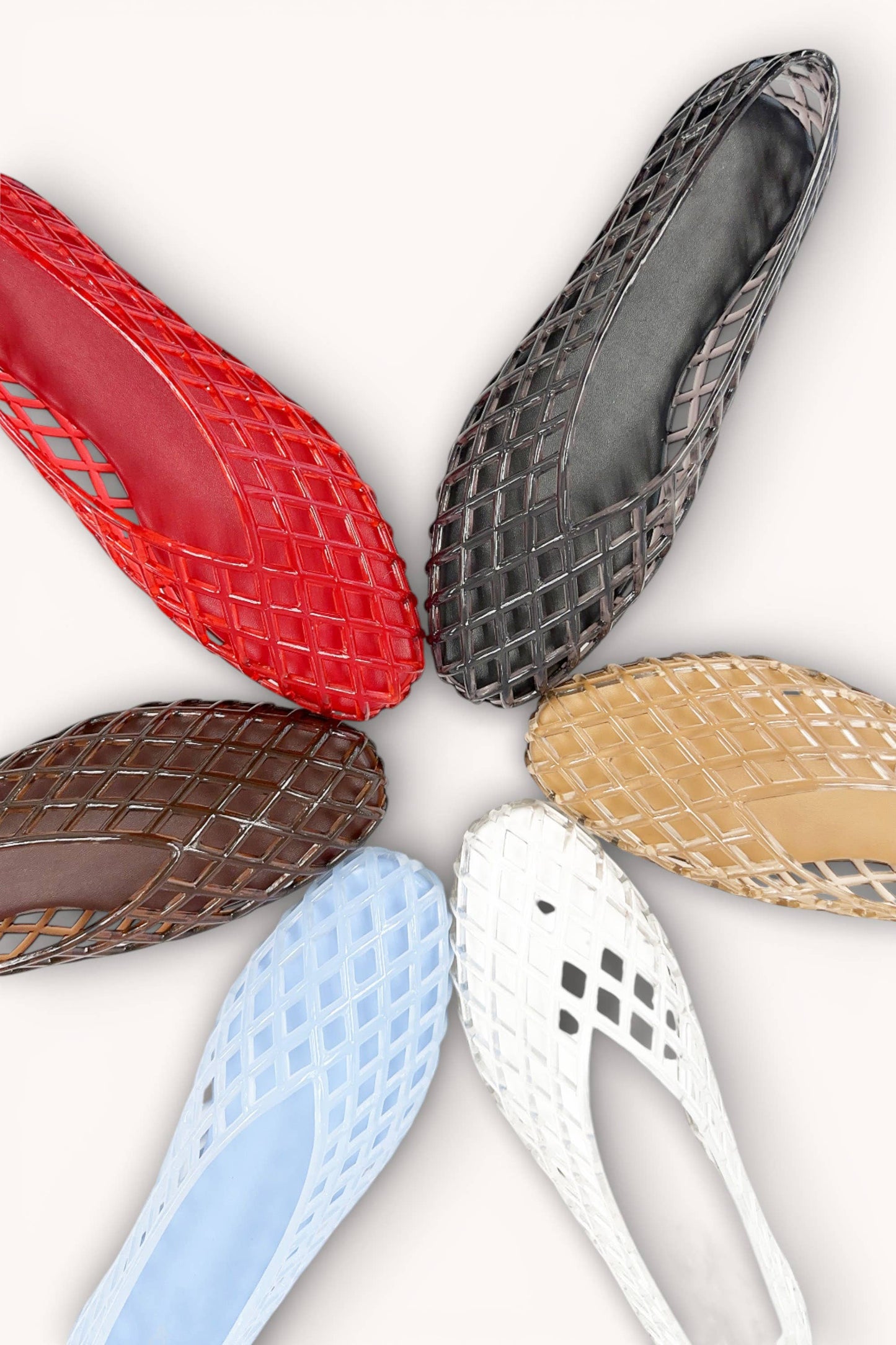 Ashley Jelly Slip On Flats
