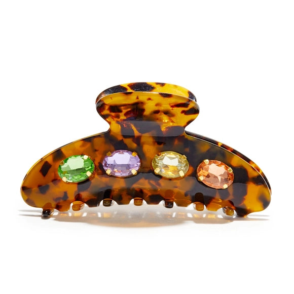 Large Crystal Claw Clip