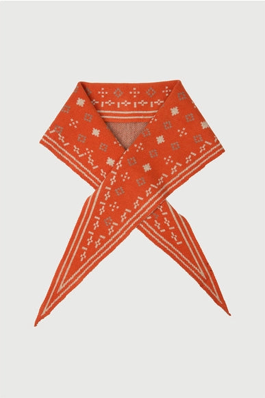 Foulard Knit Triangle Scarf