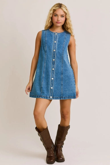 Clare Denim Mini Dress