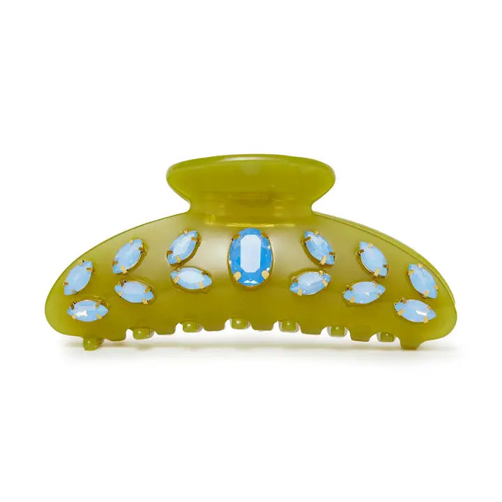 Large Crystal Claw Clip