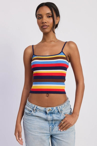 Tiffani Striped Knit Cami