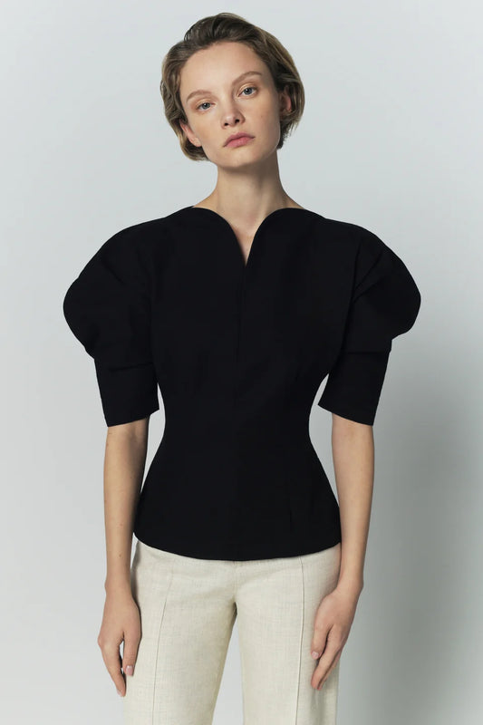 Janet Textured Top