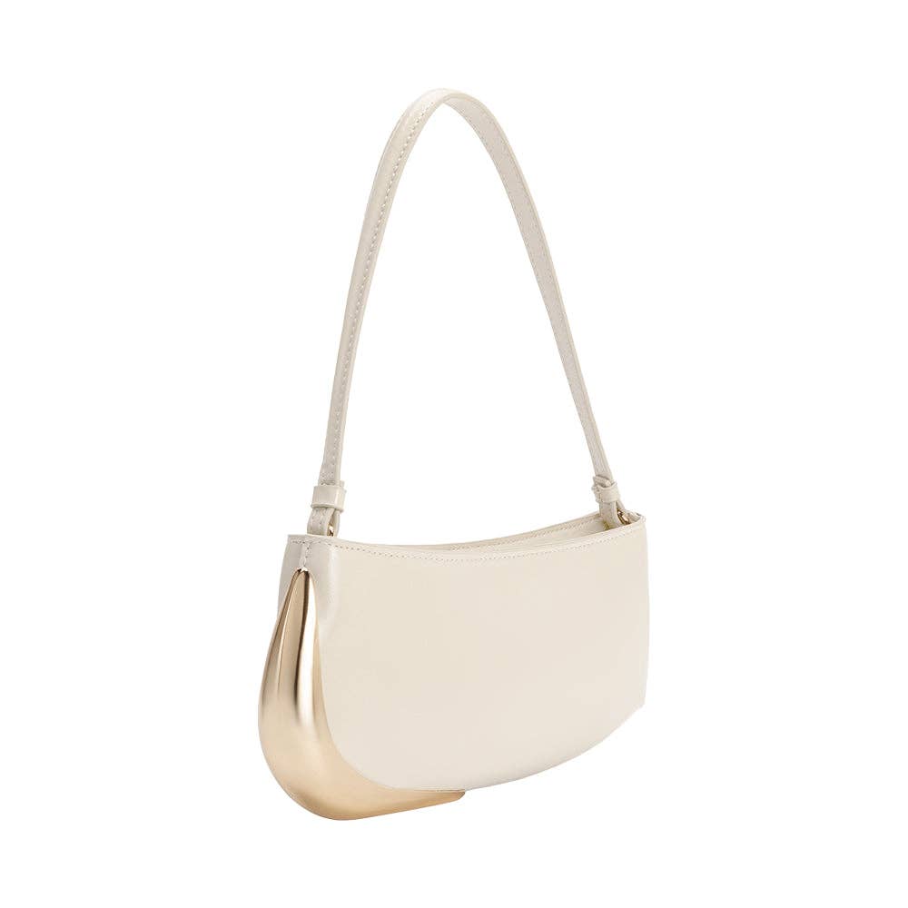 Sade Recycled Leather Shoulder Bag