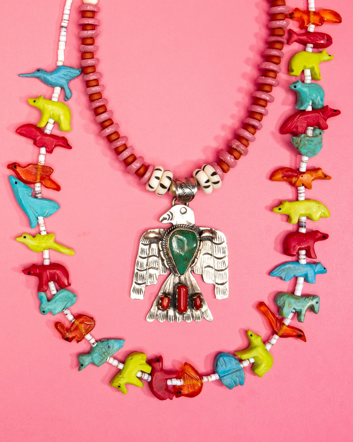 Metal Eagle Necklace