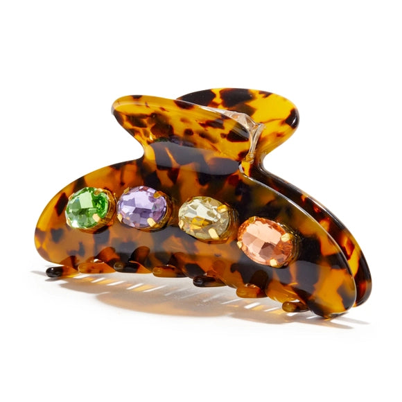 Large Crystal Claw Clip