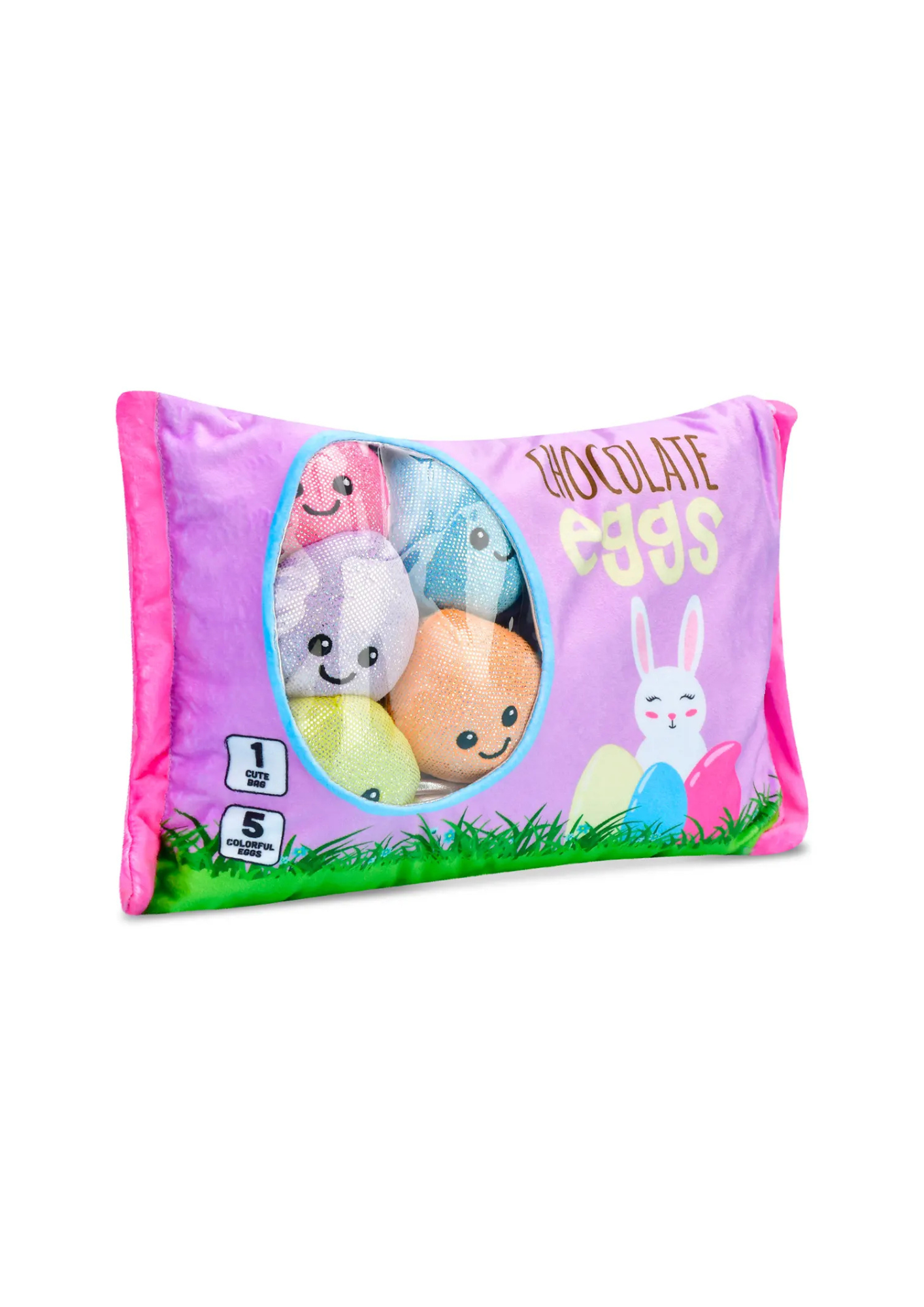 Chocolate Easter Egg Buddies Packaging Fleece Plush