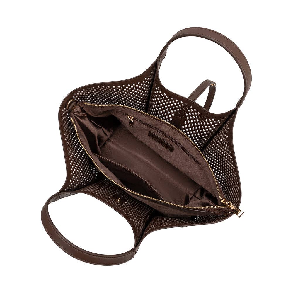 Malia Leather Tote Bag