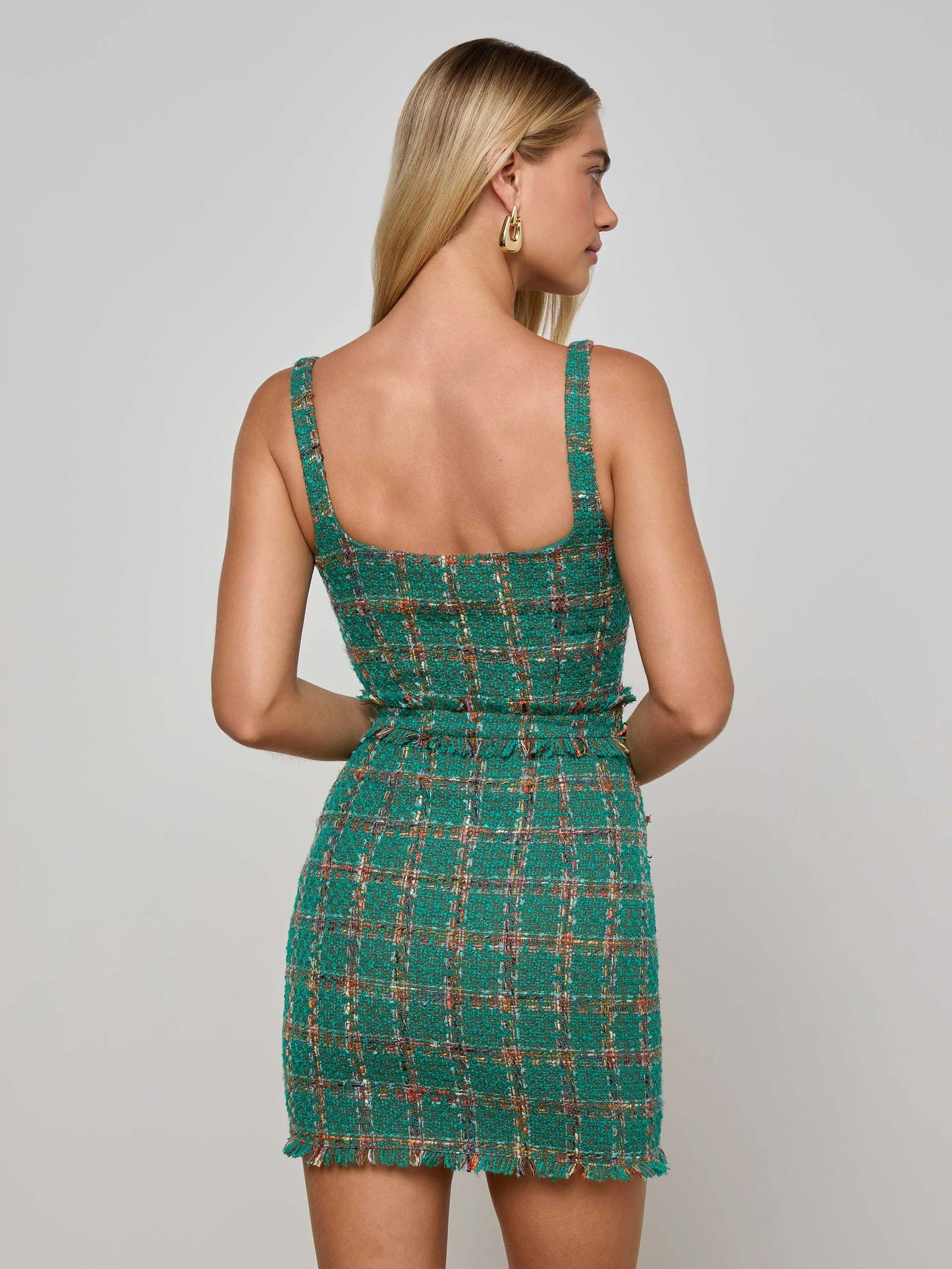 Valli Tweed Mini Dress