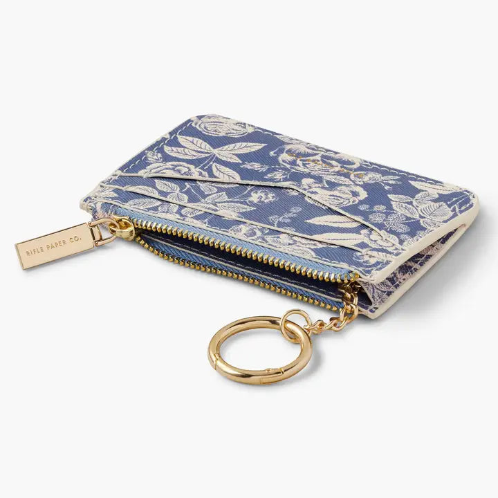 English Rose Key Ring Card Case