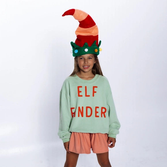 Kids Elf Finder Oversized Drop Shoulder Pullover