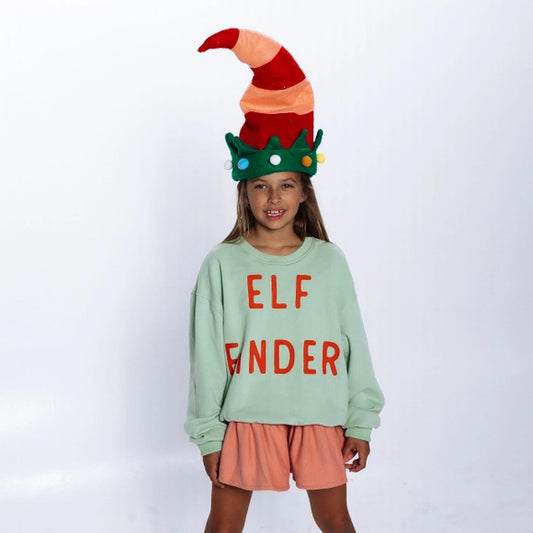 Kids Elf Finder Oversized Drop Shoulder Pullover