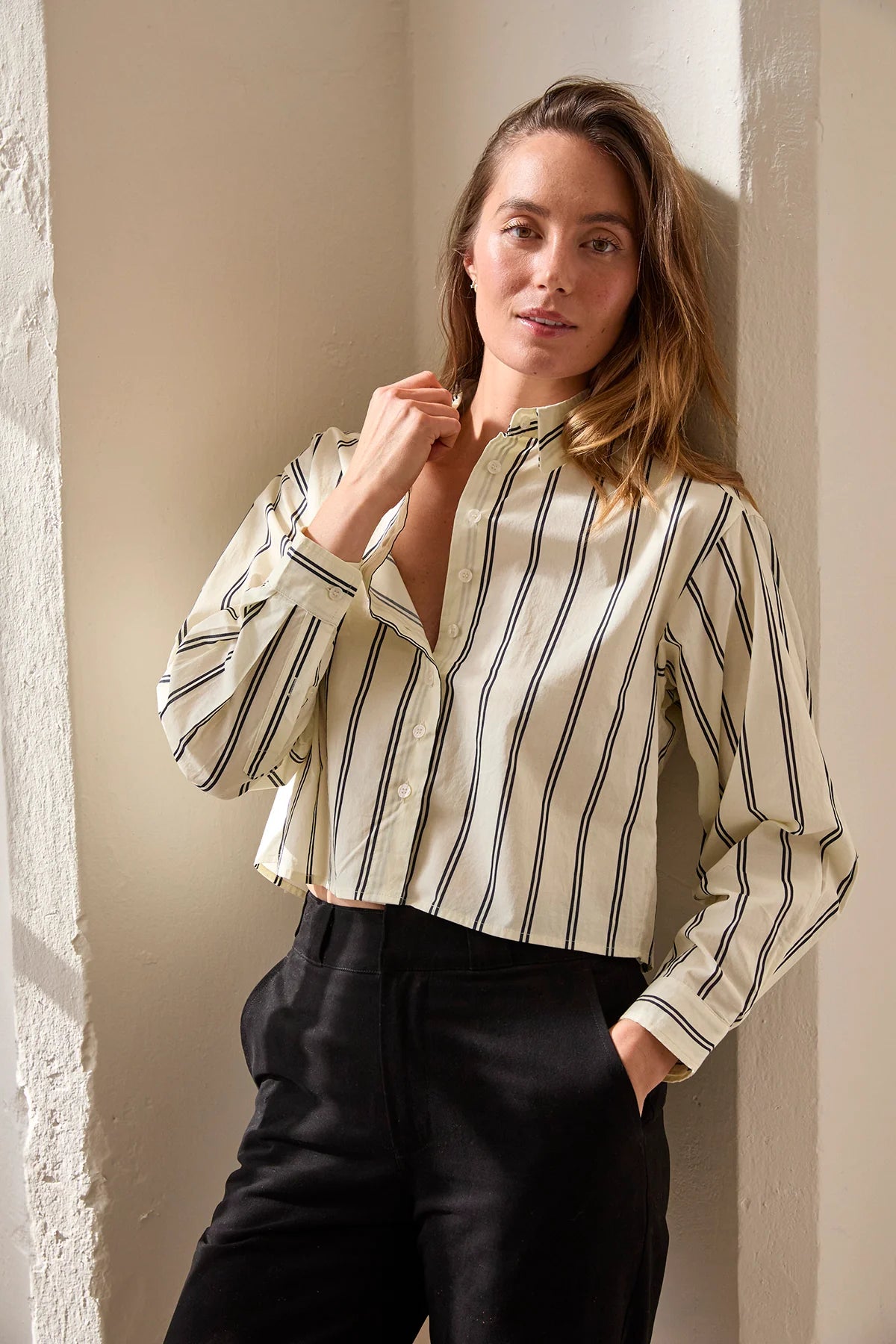 Naomi Poplin Button Down