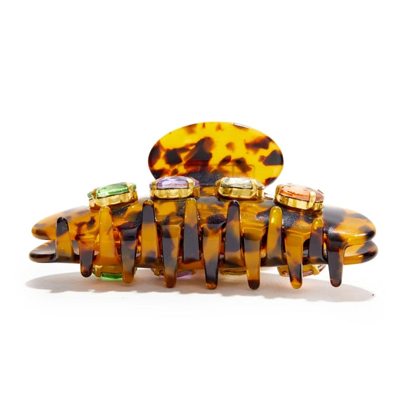 Large Crystal Claw Clip