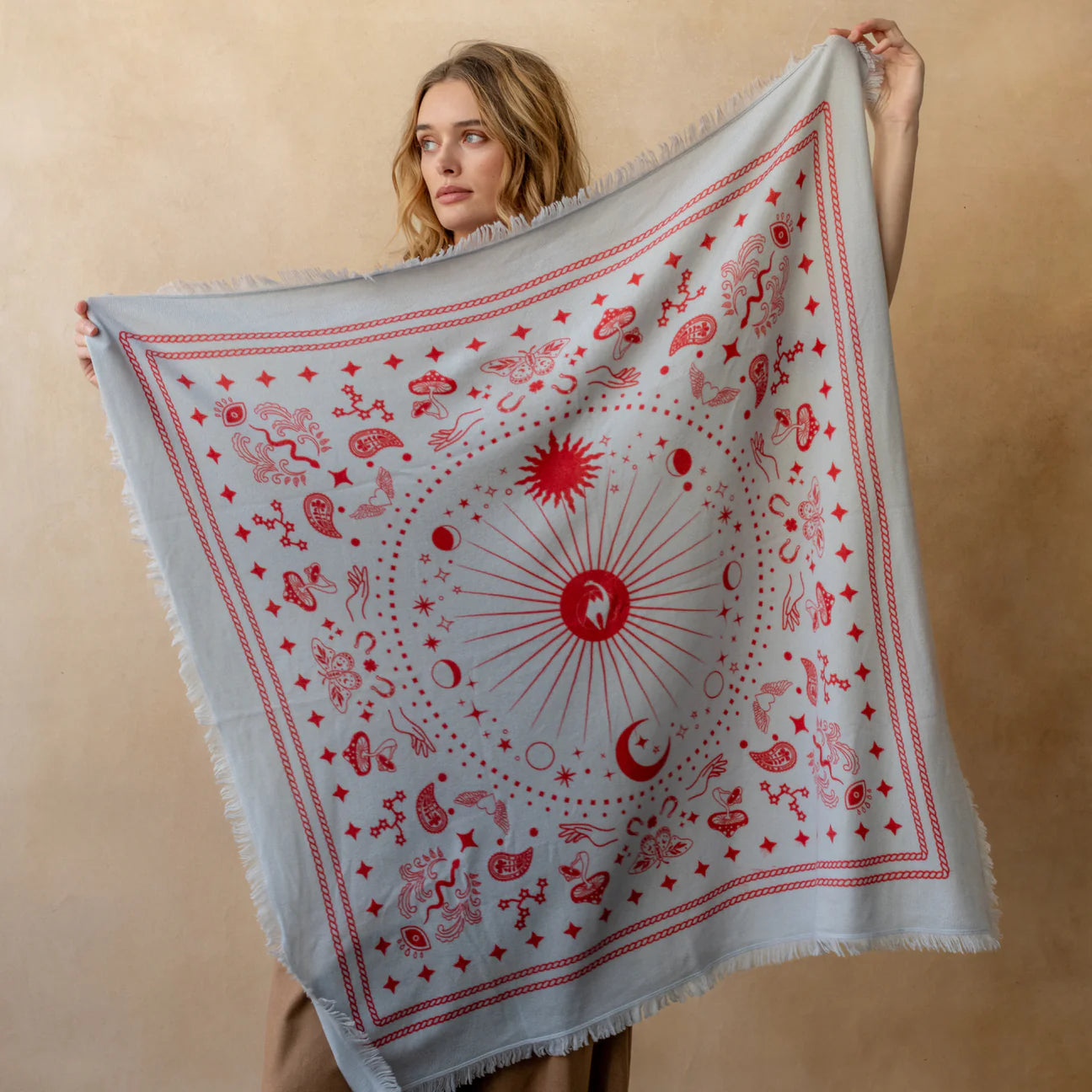 Cosmic Cashmere Bandana Sweater Wrap