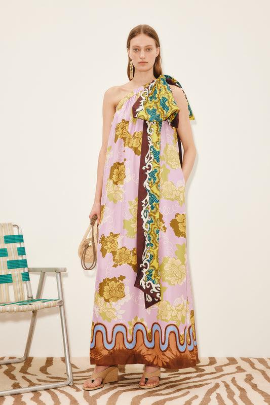 Arnie Silk Midi Dress