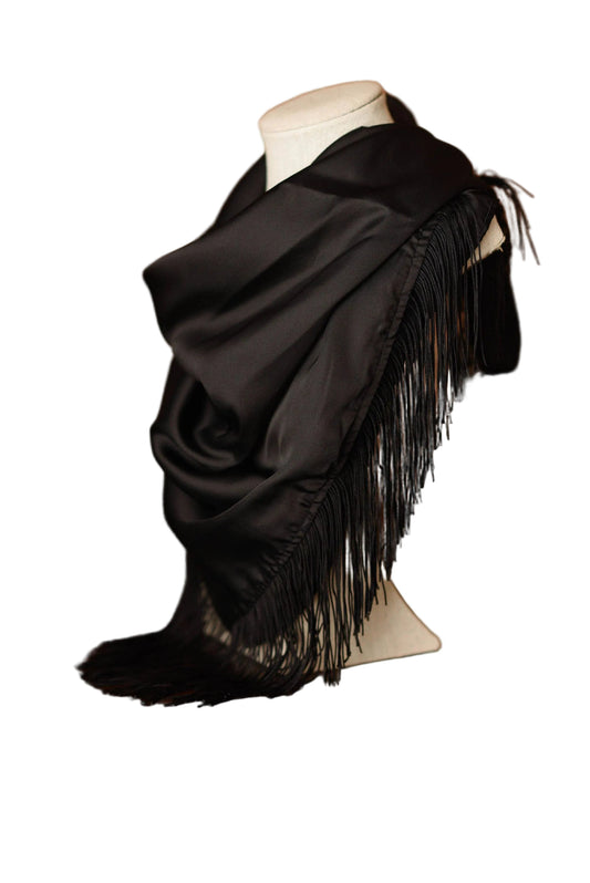 Solid Fringe Scarf