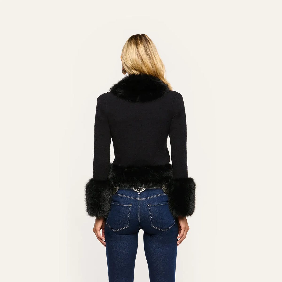 Irma Fur Collar Cardigan