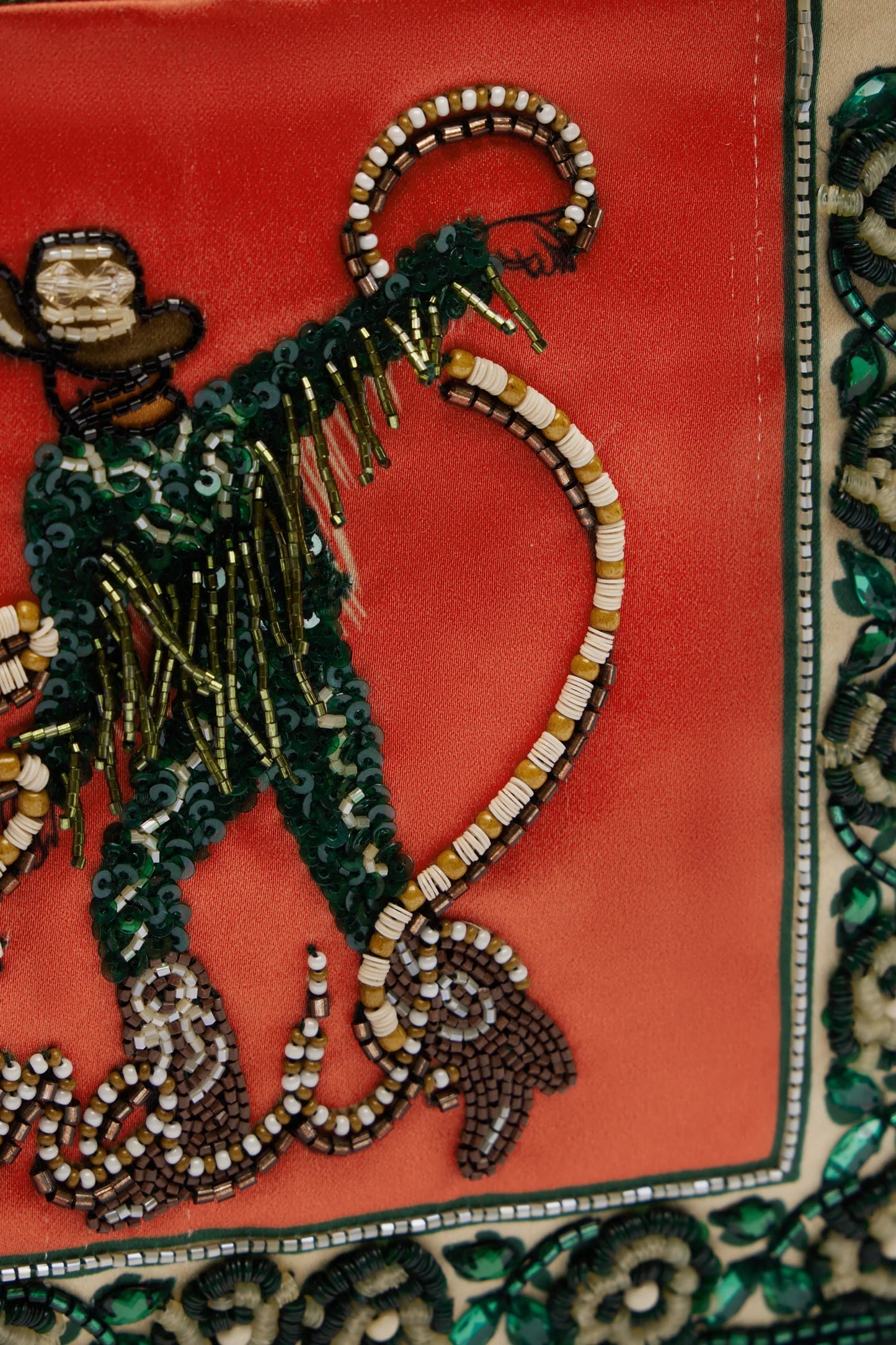 Ace Cowboy Embellished Clutch