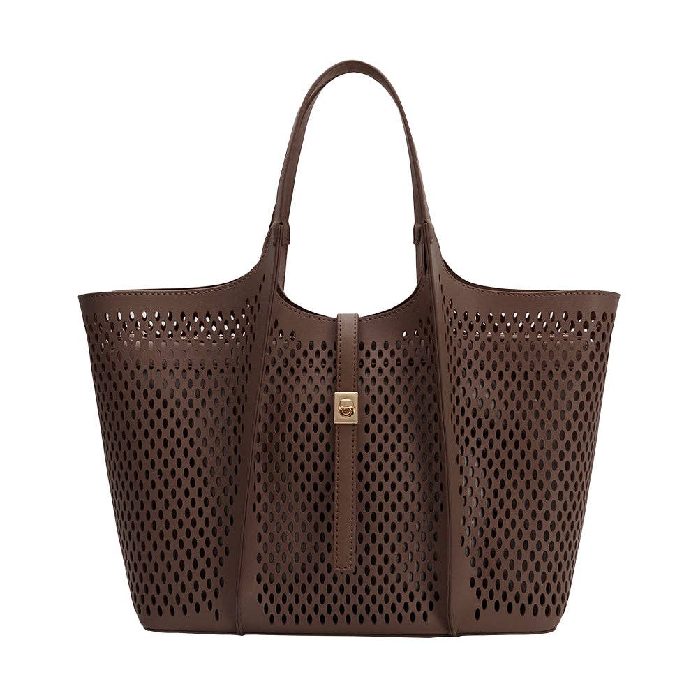 Malia Leather Tote Bag